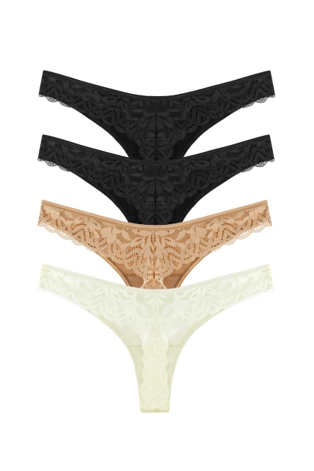 104-15 Стринги женские (4 шт) фото № 2