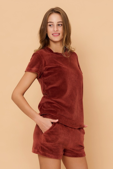 301-6214 Комплект женский (джемпер и шорты) фото № 4