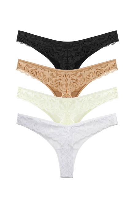 104-15 Стринги женские (4 шт) фото № 2