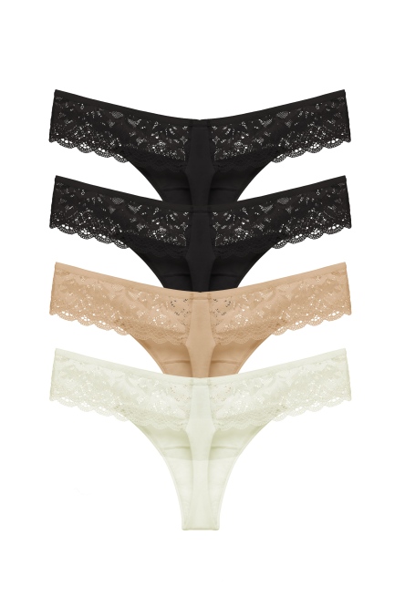 104-11 Стринги женские (4 шт) фото № 2